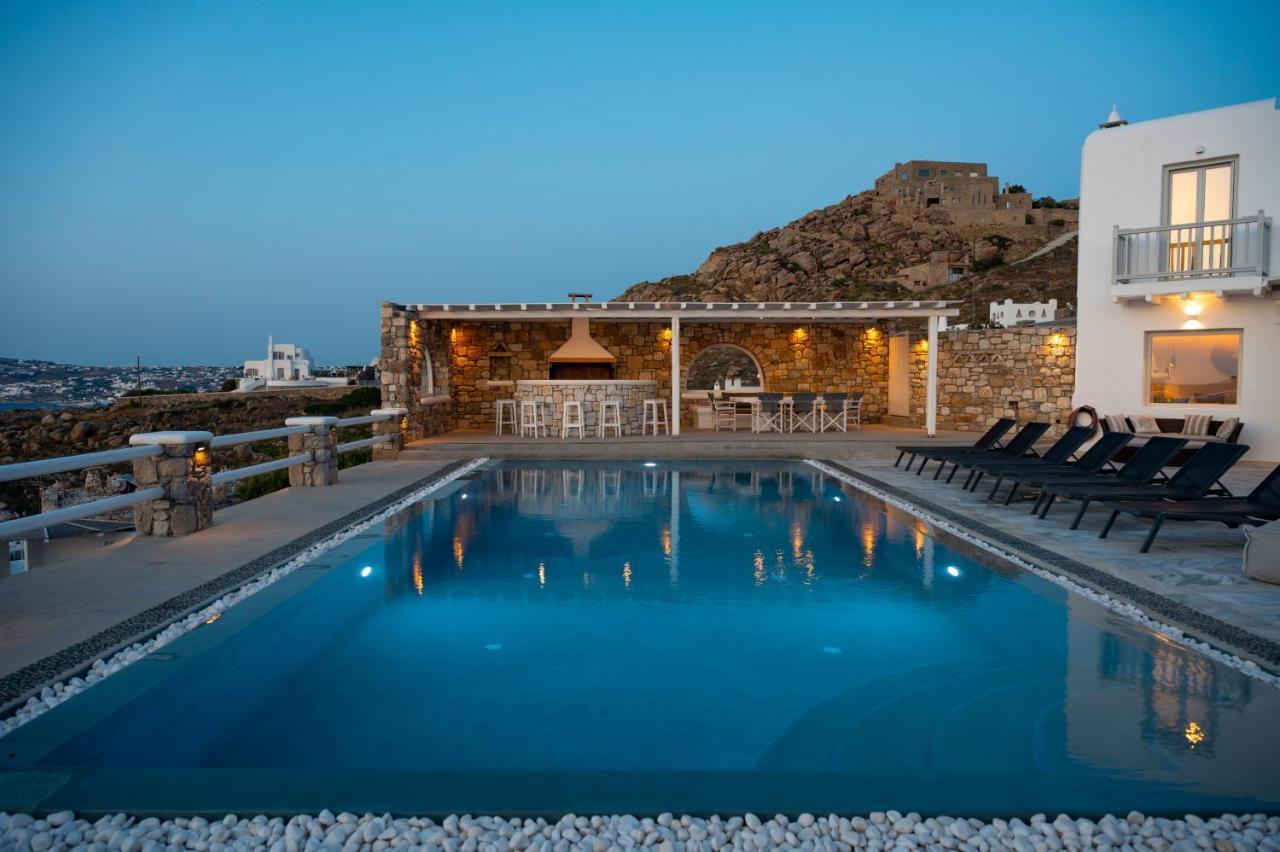 Villa Orion Mykonos - Blue Views Mykonos Villas Mykonos Town Buitenkant foto